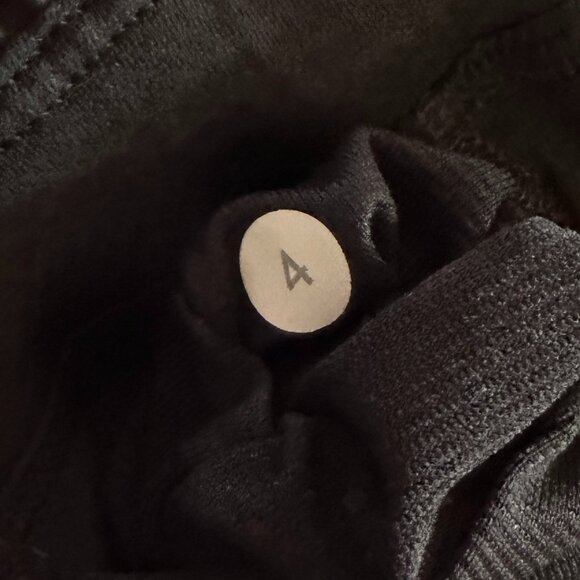 Lululemon Be Free Runsie Tank Mesh Romper Black size 4 - Picture 4 of 7